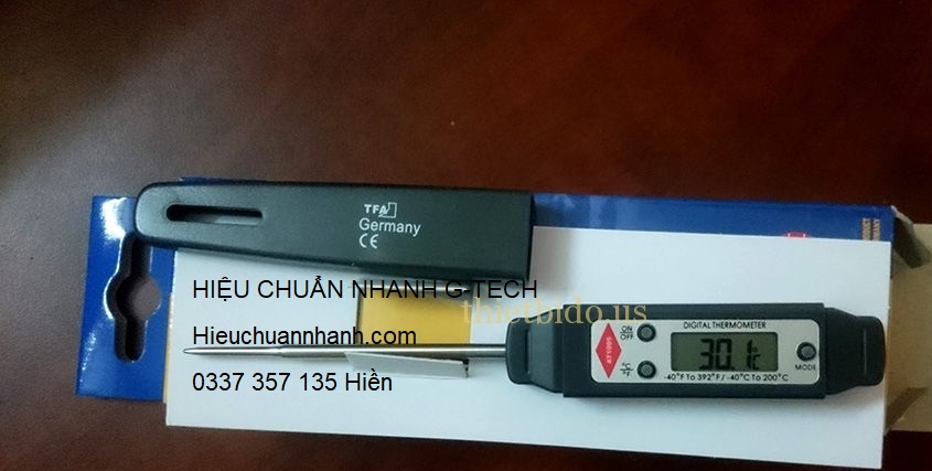 Hiệu chuẩn Nhiệt kế điện tử TFA/ Digital Thermometer- DV hiệu chuẩn nhanh Hiệu chuẩn Nhiệt kế điện tử TFA/ Digital Thermometer- DV hiệu chuẩn nhanh