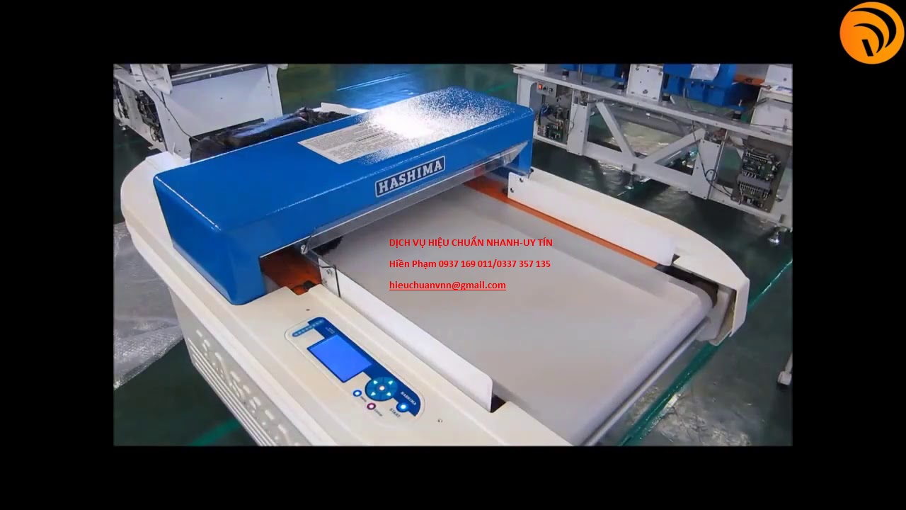 Video hiệu chuẩn máy dò kim loại- Hiệu chuẩn ngành may mặc