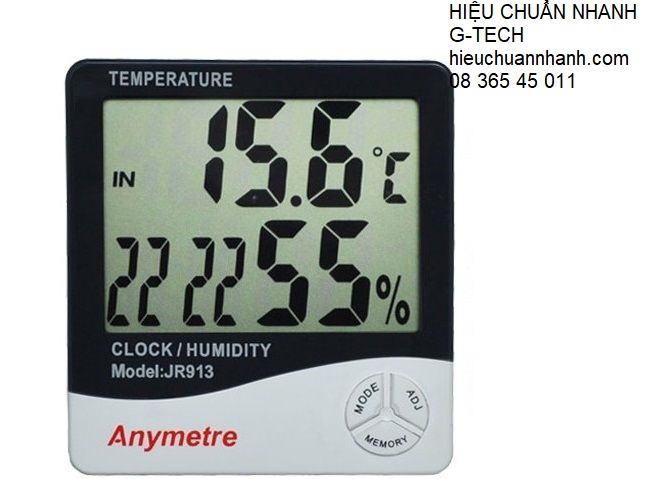 Hiệu chuẩn thiết bị đo nhiệt ẩm phòng/ Temperature And Humidity ANYMETRE JR913- Hiệu chuẩn nhanh Hiệu chuẩn thiết bị đo nhiệt ẩm phòng/ Temperature And Humidity ANYMETRE JR913- Hiệu chuẩn nhanh