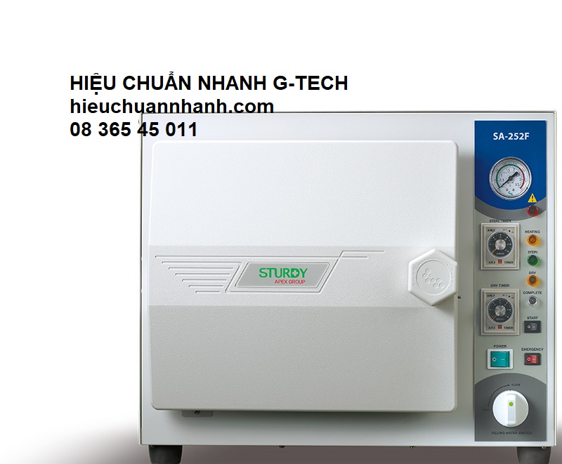 Hiệu chuẩn nồi hấp tiệt trùng STUDY SA-252F/ Autoclave- Hiệu chuẩn nhanh Hiệu chuẩn nồi hấp tiệt trùng STUDY SA-252F/ Autoclave- Hiệu chuẩn nhanh