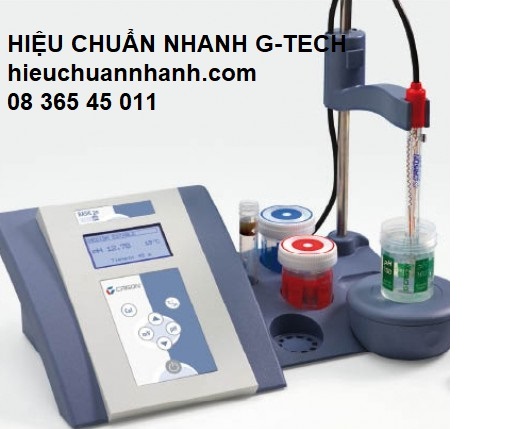 Hiệu chuẩn pH Meter CRISON BASIC 20+ Hiệu chuẩn nhanh Hiệu chuẩn pH Meter CRISON BASIC 20+ Hiệu chuẩn nhanh