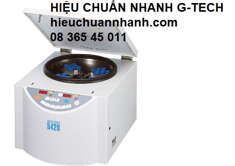 Hiệu chuẩn máy ly tâm KUBOTA 5420/ Centrifuge- Hiệu chuẩn nhanh Hiệu chuẩn máy ly tâm KUBOTA 5420/ Centrifuge- Hiệu chuẩn nhanh