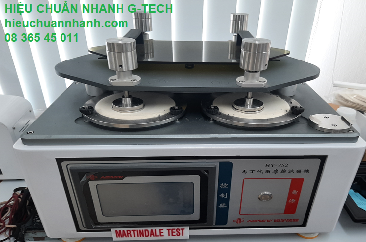 Hiệu chuẩn máy thử nghiệm độ mài mòn của materials/ Martindale- Hiệu chuẩn G-tech Hiệu chuẩn máy thử nghiệm độ mài mòn của materials/ Martindale- Hiệu chuẩn G-tech