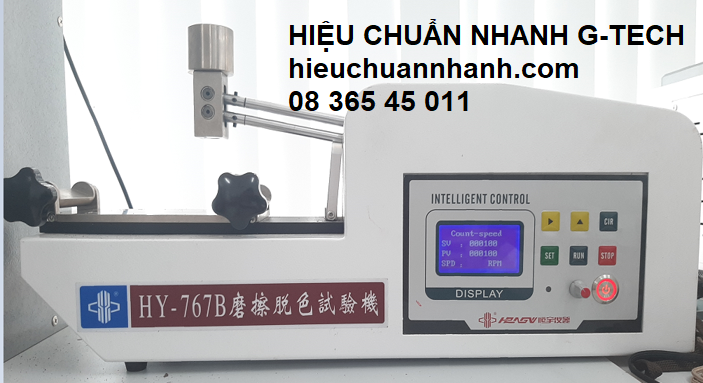 Hiệu chuẩn máy cà masat HY-767B/ Hammer Electric Crock Tester Hiệu chuẩn máy cà masat HY-767B/ Hammer Electric Crock Tester