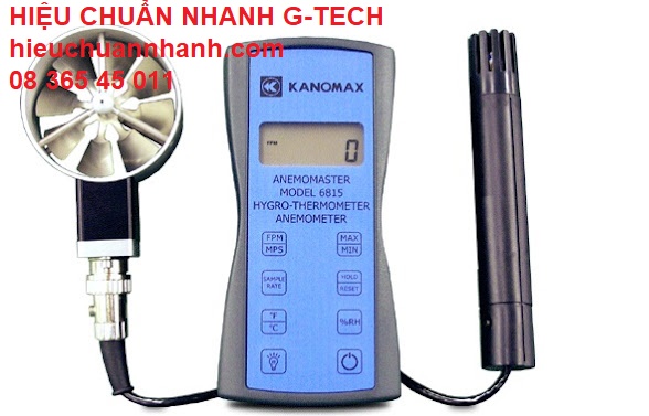Hiệu chuẩn Máy đo tốc độ gió, lưu lượng, nhiệt độ, độ ẩm, áp suất Hãng KANOMAX Hiệu chuẩn Máy đo tốc độ gió, lưu lượng, nhiệt độ, độ ẩm, áp suất Hãng KANOMAX