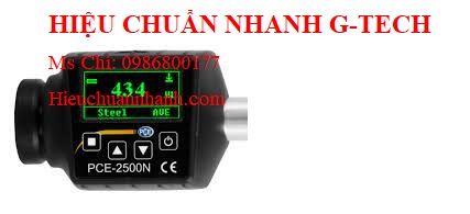 Hiệu chuẩn máy đo độ cứng kim loại PCE 2500N-ICA.Hiệu chuẩn nhanh G-tech Hiệu chuẩn máy đo độ cứng kim loại PCE 2500N-ICA.Hiệu chuẩn nhanh G-tech