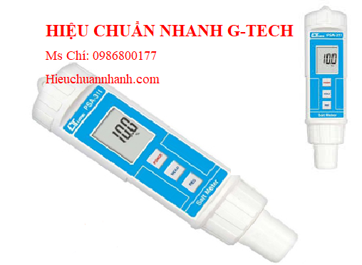 Hiệu chuẩn  máy đo độ mặn của muối Lutron PSA-311 (0 ~ 12.0 %).Hiệu chuẩn nhanh G-tech Hiệu chuẩn  máy đo độ mặn của muối Lutron PSA-311 (0 ~ 12.0 %).Hiệu chuẩn nhanh G-tech