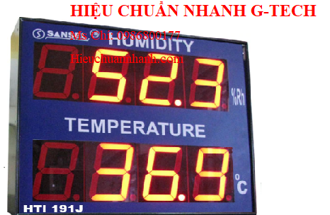 Hiệu chuẩn đồng hồ đo độ ẩm & nhiệt độ Jumbo Sansel HTI 191J (Màn hình 8'').Hiệu chuẩn nhanh G-tech Hiệu chuẩn đồng hồ đo độ ẩm & nhiệt độ Jumbo Sansel HTI 191J (Màn hình 8'').Hiệu chuẩn nhanh G-tech