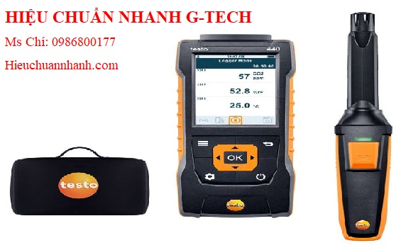 Hiệu chuẩn thiết bị đo nồng độ khí CO2 TESTO 440 (0~ 10,000 ppm).Hiệu chuẩn nhanh G-tech Hiệu chuẩn thiết bị đo nồng độ khí CO2 TESTO 440 (0~ 10,000 ppm).Hiệu chuẩn nhanh G-tech