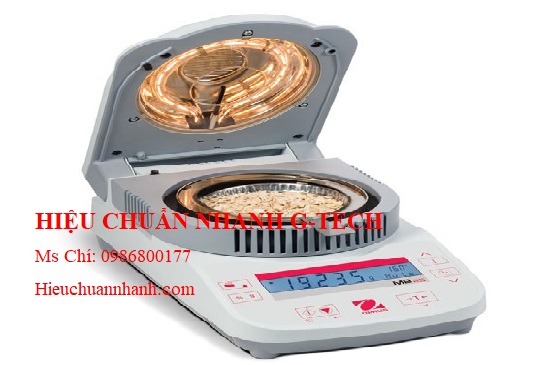 Hiệu chuẩn cân xác định độ ẩm (110g/0.01g – 100%/0.1%) MB23 Ohaus.Hiệu chuẩn nhanh G-tech Hiệu chuẩn cân xác định độ ẩm (110g/0.01g – 100%/0.1%) MB23 Ohaus.Hiệu chuẩn nhanh G-tech