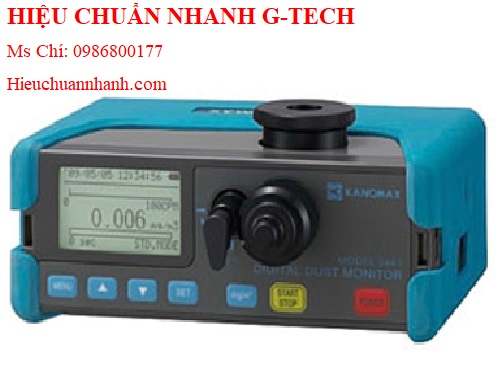 Hiệu chuẩn máy đo nồng độ bụi KANOMAX 3443.Hiệu chuẩn nhanh G-tech Hiệu chuẩn máy đo nồng độ bụi KANOMAX 3443.Hiệu chuẩn nhanh G-tech