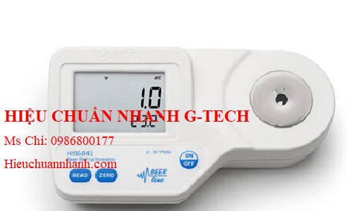 Hiệu chuẩn khúc Xạ Kế Đo Đường Trong Bia Rượu Hanna HI96841.Hiệu chuẩn nhanh G-tech Hiệu chuẩn khúc Xạ Kế Đo Đường Trong Bia Rượu Hanna HI96841.Hiệu chuẩn nhanh G-tech