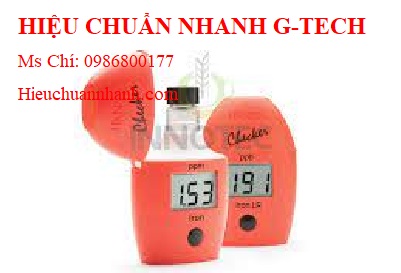 Hiệu chuẩn  máy đo sắt HANNA HI721 (0.00 đến 5.00 ppm).Hiệu chuẩn nhanh G-tech