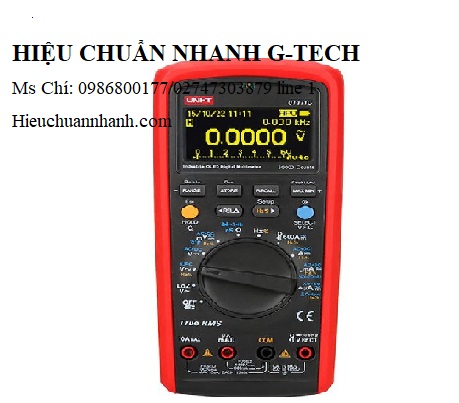 Hiệu chuẩn đồng hồ vạn năng UNI-T UT171A (±0.25%,1000V,10A,True RMS).Hiệu chuẩn nhanh G-tech Hiệu chuẩn đồng hồ vạn năng UNI-T UT171A (±0.25%,1000V,10A,True RMS).Hiệu chuẩn nhanh G-tech