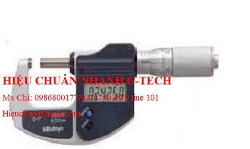 Hiệu chuẩn panme đo ngoài điện tử chống nước Mitutoyo 293-248-30 (0-25mm/ 0.001mm).Hiệu chuẩn nhanh G-tech Hiệu chuẩn panme đo ngoài điện tử chống nước Mitutoyo 293-248-30 (0-25mm/ 0.001mm).Hiệu chuẩn nhanh G-tech