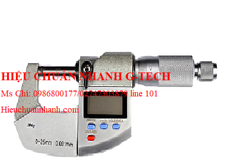 Hiệu chuẩn panme đo ngoài điện tử Hoyamo HWM-100 (75-100mm, 0.001mm).Hiệu chuẩn nhanh G-tech Hiệu chuẩn panme đo ngoài điện tử Hoyamo HWM-100 (75-100mm, 0.001mm).Hiệu chuẩn nhanh G-tech