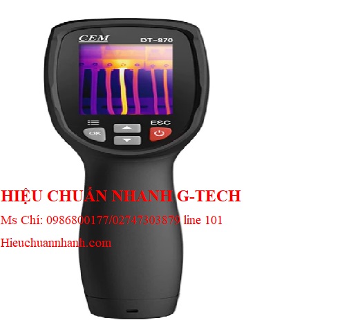 Hiệu chuẩn camera nhiệt CEM DT-890 (-20°C~450°C, 4.53mrad, 120x90pixels).Hiệu chuẩn nhanh G-tech Hiệu chuẩn camera nhiệt CEM DT-890 (-20°C~450°C, 4.53mrad, 120x90pixels).Hiệu chuẩn nhanh G-tech