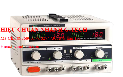 Hiệu chuẩn bộ nguồn DC QJE QJ3003XE.Hiệu chuẩn nhanh G-tech Hiệu chuẩn bộ nguồn DC QJE QJ3003XE.Hiệu chuẩn nhanh G-tech