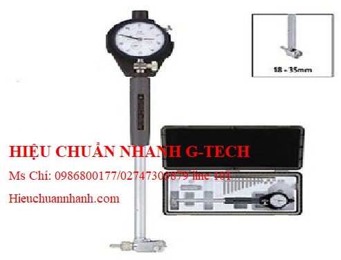 Hiệu chuẩn đồng hồ đo lỗ Mitutoyo 511-711 (18-35mm/ 0.01mm, bao gồm đồng hồ so).Hiệu chuẩn nhanh G-tech