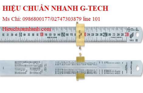 Mua bán Thước lá thẳng đo sâu NIIGATA SEIKI SV-300DKD, 0-300mm kèm hiệu chuẩn.Hiệu chuẩn G-tech
