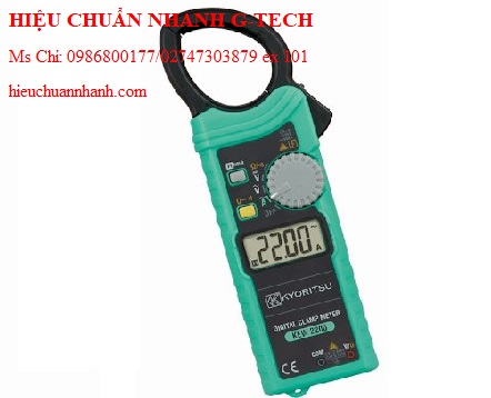 Mua bán Ampe kìm KYORITSU 2200R (AC 1000A; True RMS) kèm hiệu chuẩn.Hiệu chuẩn G-tech