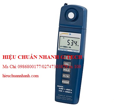 Hiệu chuẩn thiết bị đo ánh sáng PCE 170 A (0.00~40,000 lux). Hiệu chuẩn nhanh G-tech Hiệu chuẩn thiết bị đo ánh sáng PCE 170 A (0.00~40,000 lux). Hiệu chuẩn nhanh G-tech