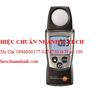 Hiệu chuẩn máy đo cường độ ánh sáng TESTO 540 (0 - 99999 Lux, IP 40).Hiệu chuẩn nhanh G-tech  Hiệu chuẩn máy đo cường độ ánh sáng TESTO 540 (0 - 99999 Lux, IP 40).Hiệu chuẩn nhanh G-tech