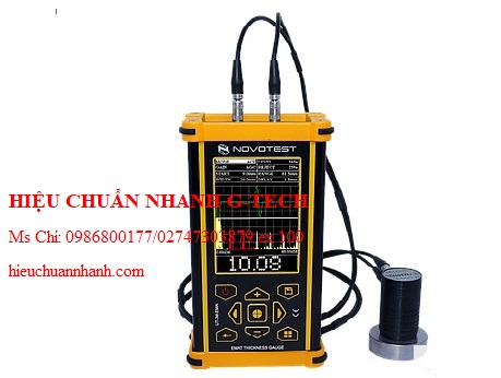 Hiệu chuẩn thiết bị đo độ dày thép NOVOTEST UT-3M-EMA (0.5~200 mm, đầu dò ~ 600°C). Hiệu chuẩn nhanh G-tech Hiệu chuẩn thiết bị đo độ dày thép NOVOTEST UT-3M-EMA (0.5~200 mm, đầu dò ~ 600°C). Hiệu chuẩn nhanh G-tech