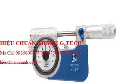 Hiệu chuẩn panme đồng hồ MOORE & WRIGHT (ANH) MW290-02 (25-50mm, 0.001mm). Hiệu chuẩn nhanh G-tech