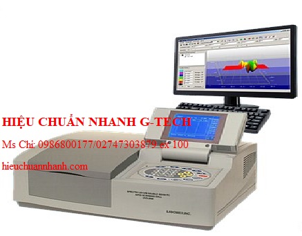 Hiệu chuẩn máy quang phổ hai chùm tia LABOMED UV-VIS Spectro UVD-2950. Hiệu chuẩn nhanh G-tech Hiệu chuẩn máy quang phổ hai chùm tia LABOMED UV-VIS Spectro UVD-2950. Hiệu chuẩn nhanh G-tech