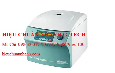 Hiệu chuẩn  máy li tâm Hettich MIKRO 200 (30x1.5/2 ml, 15000 vòng/phút). Hiệu chuẩn nhanh G-tech Hiệu chuẩn  máy li tâm Hettich MIKRO 200 (30x1.5/2 ml, 15000 vòng/phút). Hiệu chuẩn nhanh G-tech