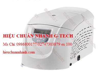 Hiệu chuẩn máy ly tâm lạnh để bàn tốc độ cao Medmay MC4001 (15000rpm; 21380×g). Hiệu chuẩn nhanh G-tech Hiệu chuẩn máy ly tâm lạnh để bàn tốc độ cao Medmay MC4001 (15000rpm; 21380×g). Hiệu chuẩn nhanh G-tech