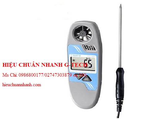 Hiệu chuẩn máy đo tốc độ gió mini skSATO PC-53D (1.1~18.0m/s). Hiệu chuẩn nhanh G-tech Hiệu chuẩn máy đo tốc độ gió mini skSATO PC-53D (1.1~18.0m/s). Hiệu chuẩn nhanh G-tech