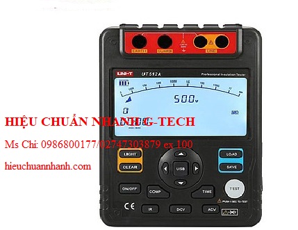 Hiệu chuẩn máy đo điện trở cách điện UNI-T UT512A (2500V,100GΩ). Hiệu chuẩn nhanh G-tech Hiệu chuẩn máy đo điện trở cách điện UNI-T UT512A (2500V,100GΩ). Hiệu chuẩn nhanh G-tech