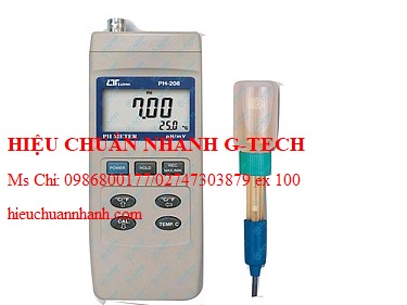 Hiệu chuẩn máy đo pH, mV Lutron PH-208. Hiệu chuẩn nhanh G-tech  Hiệu chuẩn máy đo pH, mV Lutron PH-208. Hiệu chuẩn nhanh G-tech