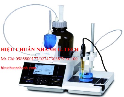 Hiệu chuẩn máy chuẩn độ SI Analytics Titroline 5000 (Burette 20ml). Hiệu chuẩn nhanh G-tech  Hiệu chuẩn máy chuẩn độ SI Analytics Titroline 5000 (Burette 20ml). Hiệu chuẩn nhanh G-tech