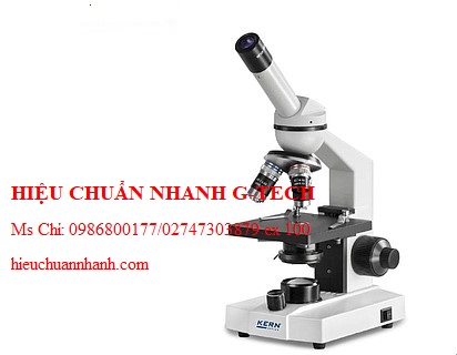 Hiệu chuẩn kính hiển vi ánh sáng truyền qua KERN OBS 112 (1 mắt, 4x/10x/40x). Hiệu chuẩn nhanh G-tech  Hiệu chuẩn kính hiển vi ánh sáng truyền qua KERN OBS 112 (1 mắt, 4x/10x/40x). Hiệu chuẩn nhanh G-tech