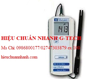 Hiệu chuẩn máy đo tổng chất rắn hòa tan (TDS) MILWAUKEE MW401 (0 … 1990 mg/L (ppm)). Hiệu chuẩn nhanh G-tech