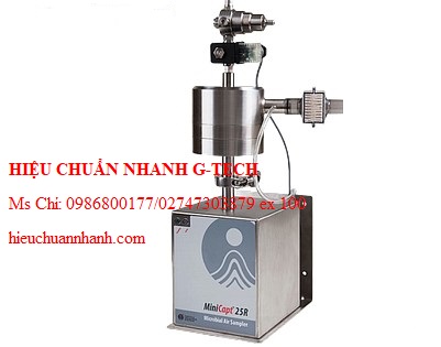 Hiệu chuẩn máy lấy mẫu không khí trong khí nén PMS MiniCapt 100R (100 lít/phút). Hiệu chuẩn nhanh G-tech Hiệu chuẩn máy lấy mẫu không khí trong khí nén PMS MiniCapt 100R (100 lít/phút). Hiệu chuẩn nhanh G-tech