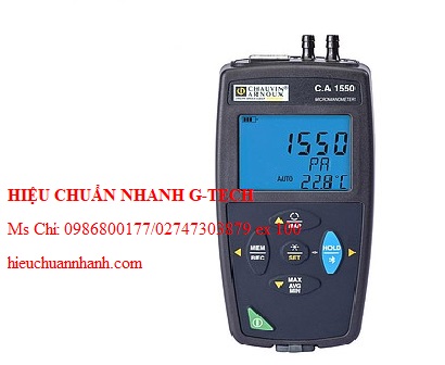 Hiệu chuẩn máy đo áp suất Chauvin Arnoux C.A 1550 (±2.450Pa; 0.1Pa; ±0.5%). Hiệu chuẩn nhanh G-tech Hiệu chuẩn máy đo áp suất Chauvin Arnoux C.A 1550 (±2.450Pa; 0.1Pa; ±0.5%). Hiệu chuẩn nhanh G-tech