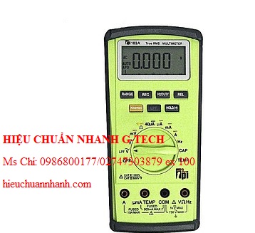 Hiệu chuẩn  đồng hồ vạn năng TPI 183A (True RMS). Hiệu chuẩn nhanh G-tech Hiệu chuẩn  đồng hồ vạn năng TPI 183A (True RMS). Hiệu chuẩn nhanh G-tech