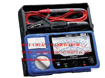 Hiệu chuẩn đồng hồ đo điện trở cách điện, Mê gôm mét Hioki 3490 (1000V, 4000MΩ) HIOKI 3490. Hiệu chuẩn nhanh G-tech