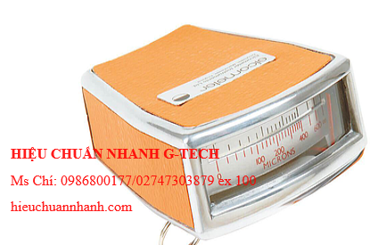 Hiệu chuẩn  máy đo độ dày lớp phủ ELCOMETER 101 (0-600µm). Hiệu chuẩn nhanh G-tech