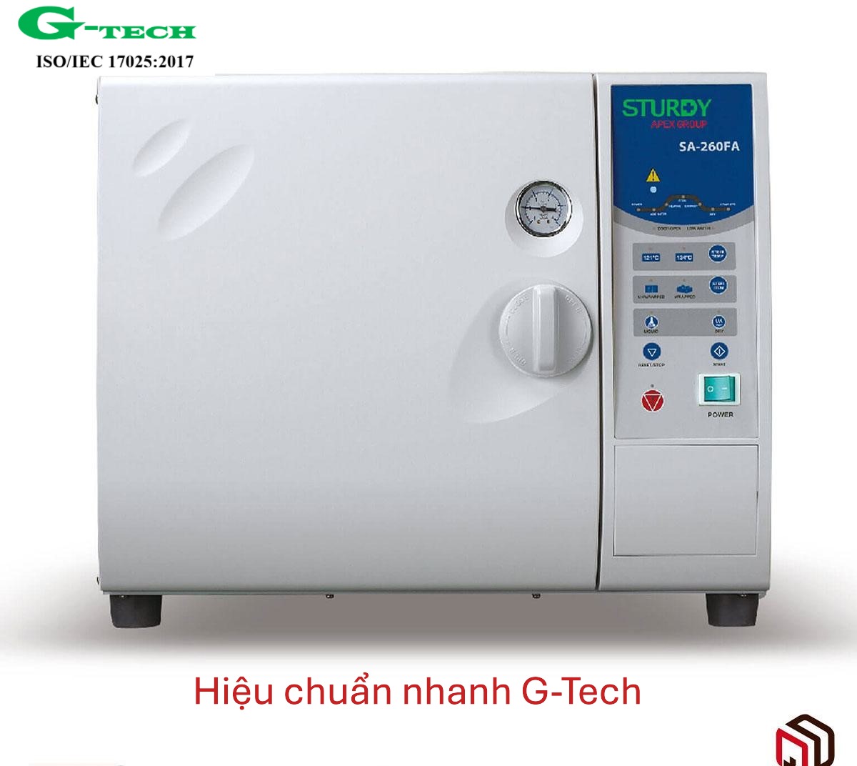 Hiệu chuẩn nồi hấp tiệt trùng 24 lít SA-260FA. Dịch vụ hiệu chuẩn nhanh G-tech 24/7 Hiệu chuẩn nồi hấp tiệt trùng 24 lít SA-260FA. Dịch vụ hiệu chuẩn nhanh G-tech 24/7