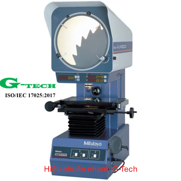 Hiệu chuẩn Máy phóng hình Mitutoyo. Dịch vụ hiệu chuẩn nhanh G-tech 24/7