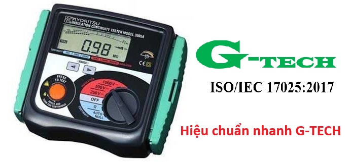 Hiệu chuẩn Máy đo điện trở cách điện /Insulation Tester Kyoritsu 3005A*. Dịch vụ Hiệu chuẩn an toàn và uy tín tại Khánh Hòa.