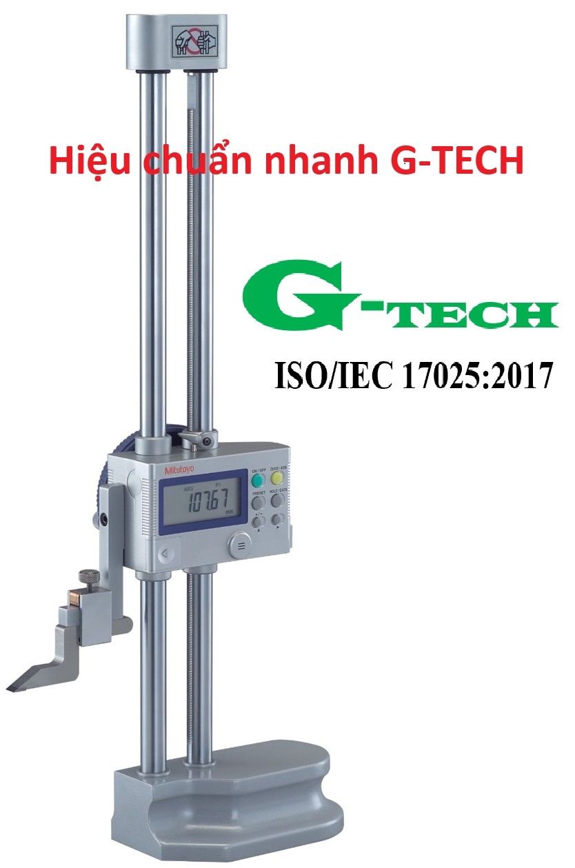 Hiệu chuẩn Thước đo cao/ Height gauge Mitutoyo 192-614-10, (0-600mm). Dịch vụ hiệu chuẩn nhanh an toàn và uy tín tại Đà Nẵng.