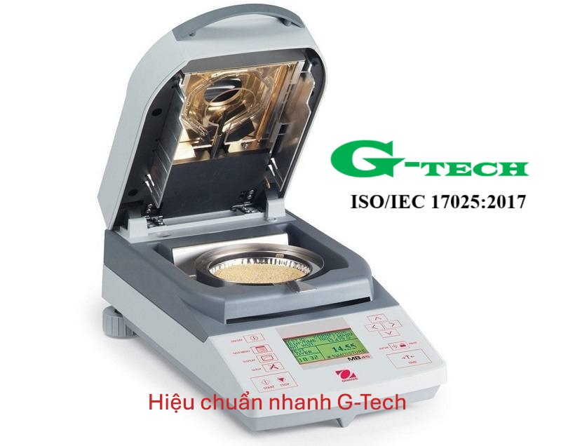 Hiệu Chuẩn Cân sấy ẩm Ohaus MB23. Dịch vụ hiệu chuẩn nhanh G-tech 24/7 tại Bình Định