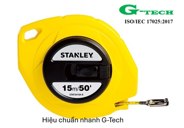Hiệu Chuẩn Thước cuộn Thép Stanley STHT34104-8 15M. Dịch vụ hiệu chuẩn nhanh G-tech 24/7 tại Đắk Lắk