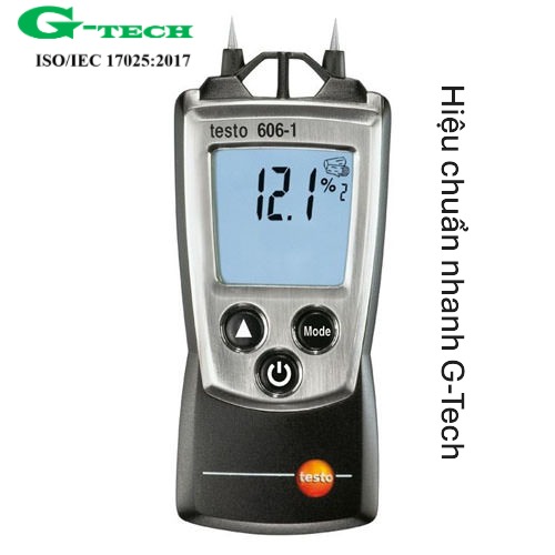 Hiệu chuẩn Đo Độ Ẩm Vật Liệu/Moisture Meters Calibration Testo 606-1. Dịch vụ hiệu chuẩn nhanh G-tech 24/7 và phục vụ tận nơi tại các khu công nghiệp miền Trung 